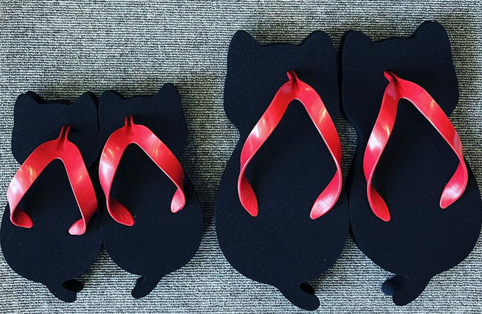 These Cat-Shaped Sandals Were Created By A Japanese Company, And They Look Adorable