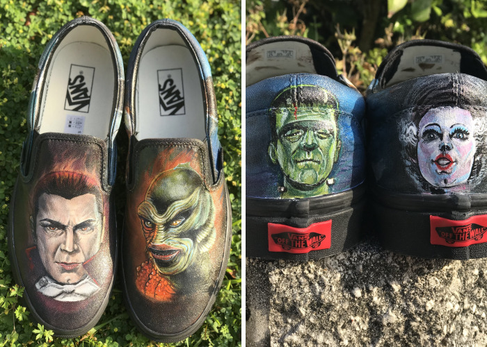 I Create Custom Painted Shoes
