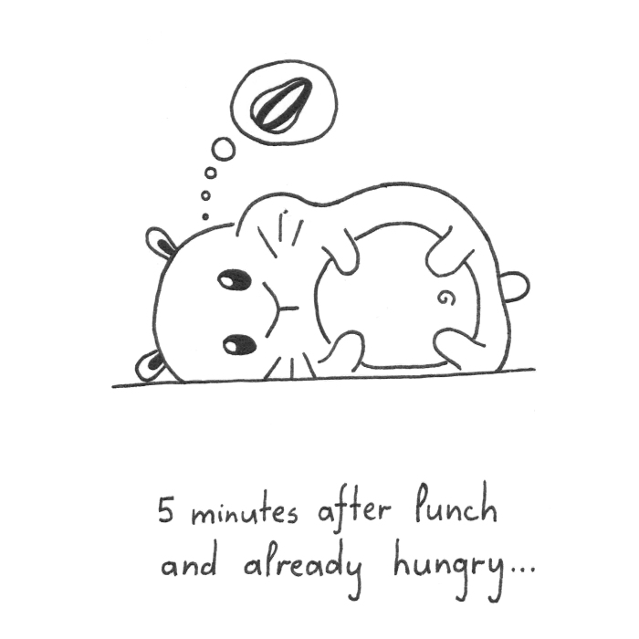 My Girlfriend Draws A Cute Little Creature To Lift Me Up