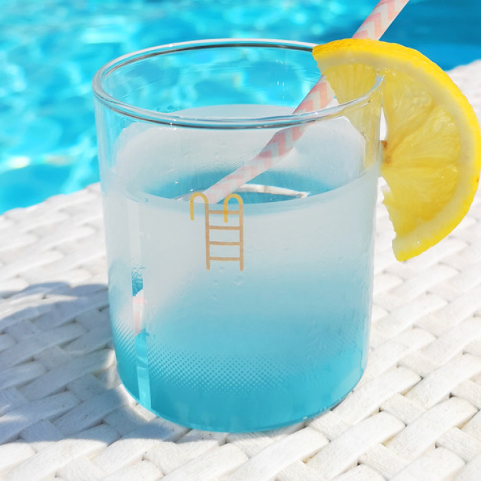 These Little Pool Glasses Bring Summer To Your Home All Year Round