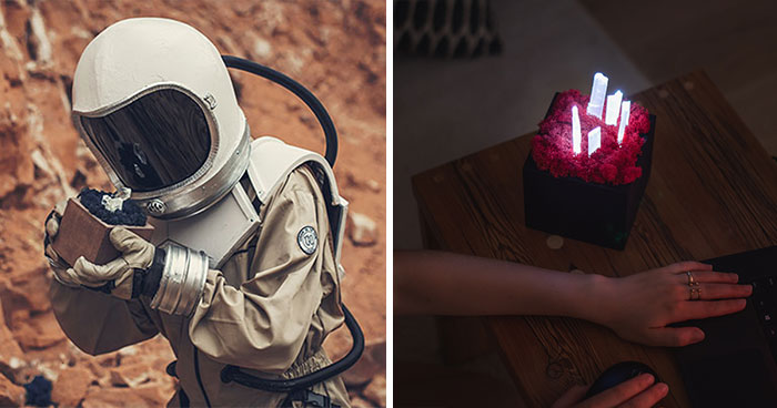 Our Crystal Lamps Look Like They’re From Another Planet So We Imagined How We Harvest Them