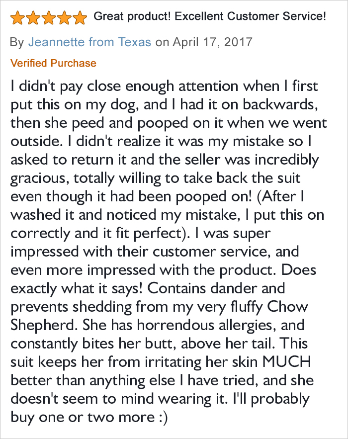 Amazon Is Selling Dog Onesies That Protect Your House From Shedding And Helps Reduce Their Anxiety