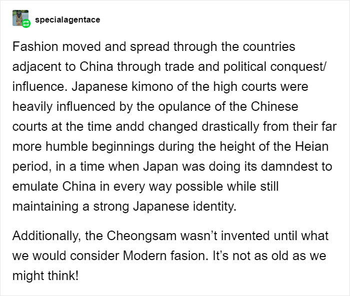 Tumblr User Clarifies The Difference Between Traditional Women's Clothes In East Asia Tumblr User Clarifies The Difference Between Traditional Women's Clothes In East Asia