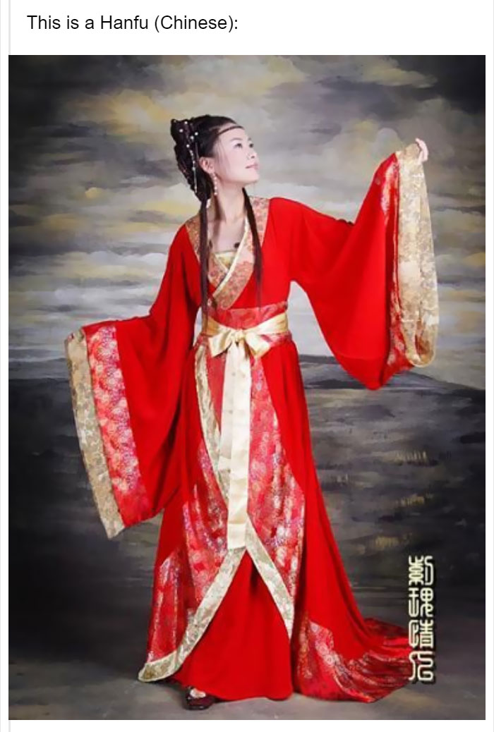 Tumblr User Clarifies The Difference Between Traditional Women's Clothes In East Asia Tumblr User Clarifies The Difference Between Traditional Women's Clothes In East Asia