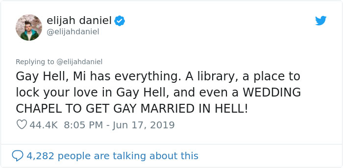 This Guy Just Bought A Town In Michigan And Renamed It "Gay Hell" This Guy Just Bought A Town In Michigan And Renamed It "Gay Hell"