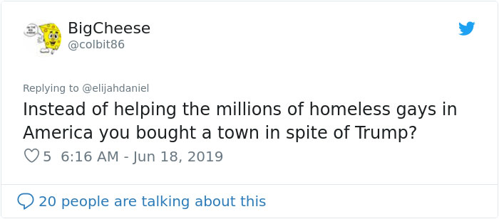 This Guy Just Bought A Town In Michigan And Renamed It "Gay Hell"