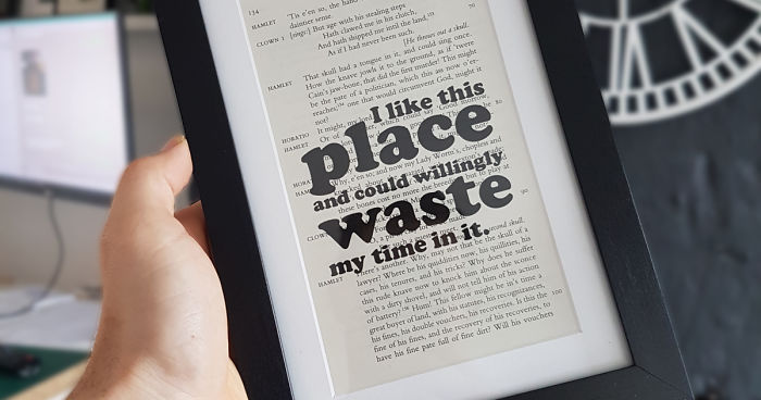 I Created A Range Of Shakespeare Quotes As Gifts For Book Lovers