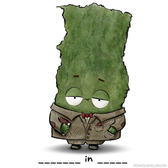 We Drew 15 Fruits And Veggies In Clothing That Rhyme. Can You Guess Them?