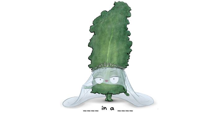 We Illustrated 15 Fruits And Veggies In Clothing That Rhyme. Can You Guess Them?