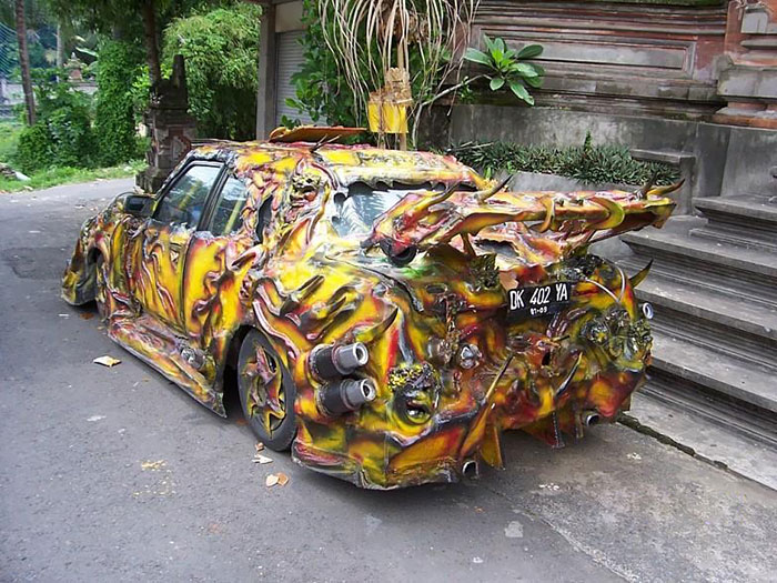 Wondering If There's A Car Behind This Vomit