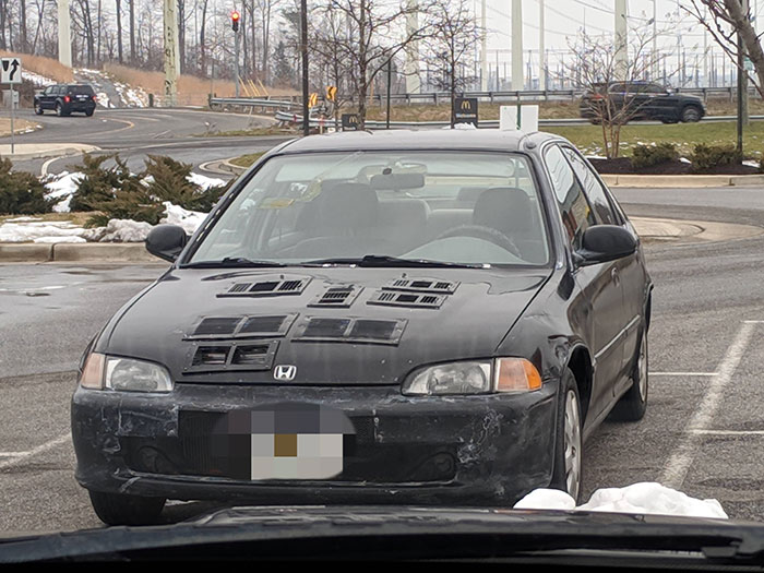 The Monstrosity Of A Bonnet With More Vents Than An Apartment Block