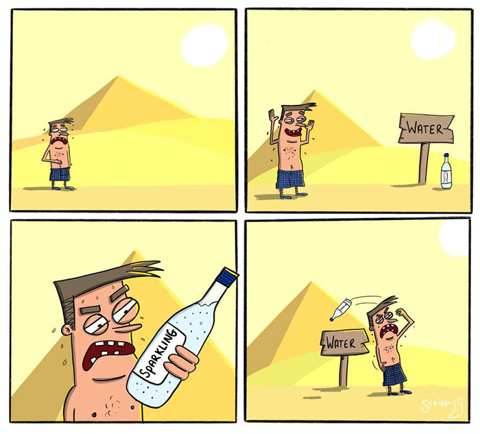 40 Hilarious And Dark Comics With A Sudden Twist By Scribbly G