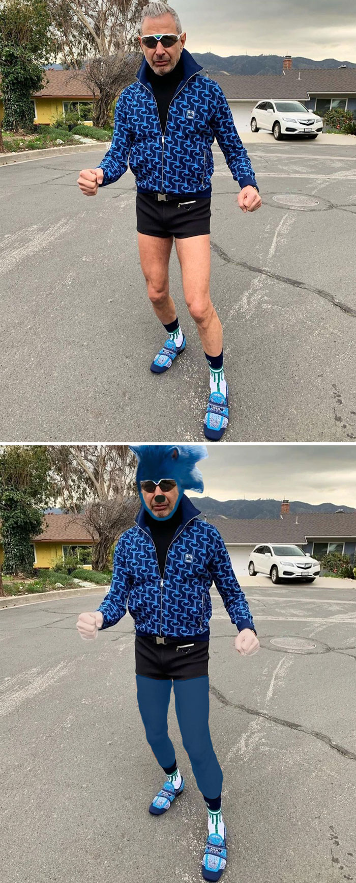 Jeff Goldblum About To Go On A Run