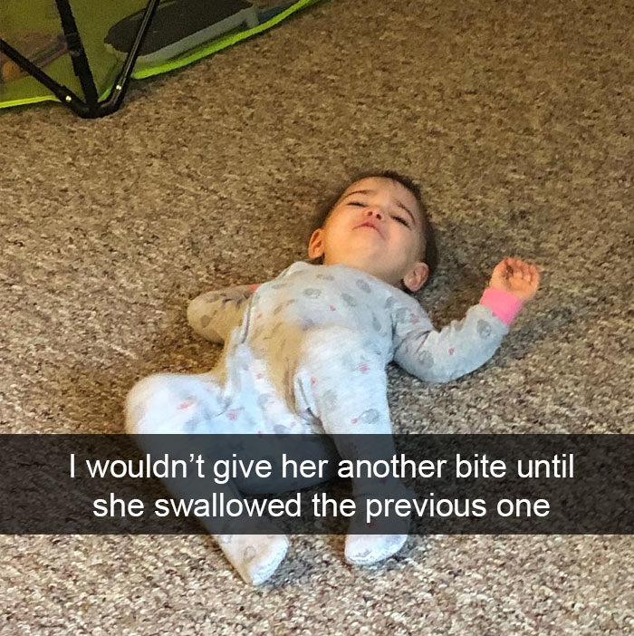 I Wouldn’t Give Her Another Bite Until She Swallowed The Previous One