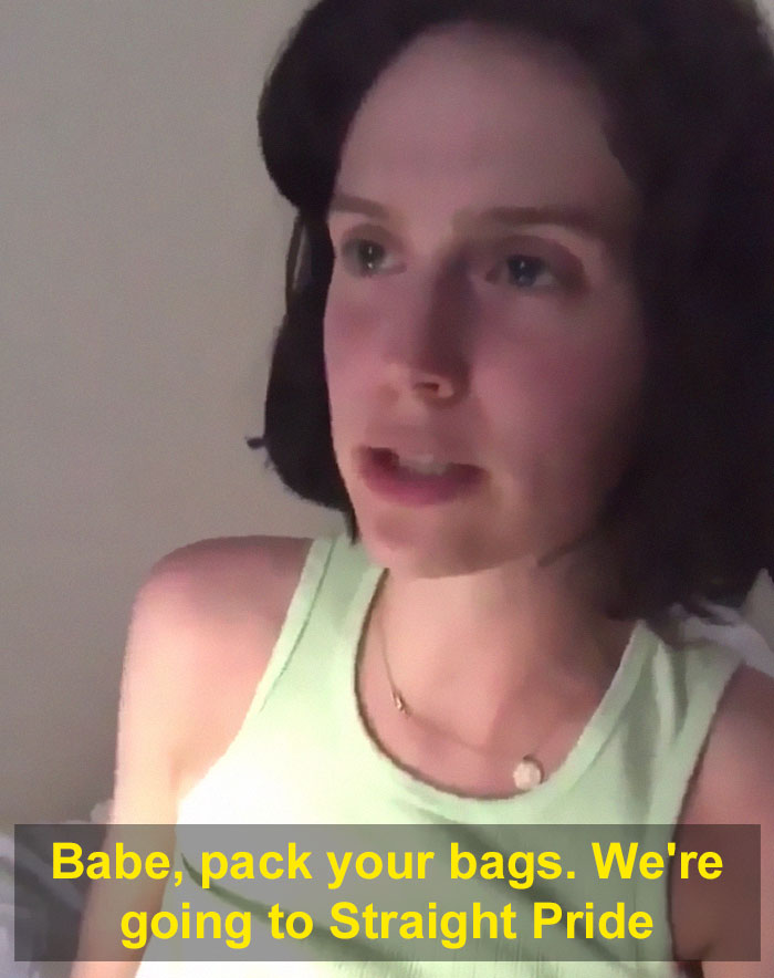 People Are Loving This Woman's Video About What Preparations For 'Straight Pride' Would Look Like People Are Loving This Woman's Video About What Preparations For 'Straight Pride' Would Look Like