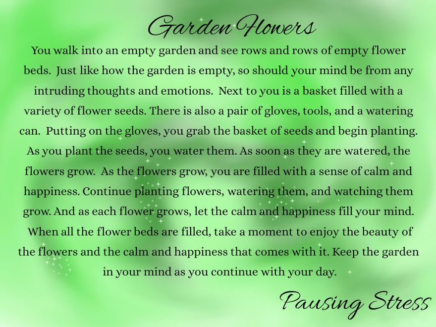 I've Been Creating My Own Mini Meditations To Help Relieve Stresses Through My Project, Pausing Stress I've Been Creating My Own Mini Meditations To Help Relieve Stresses Through My Project, Pausing Stress
