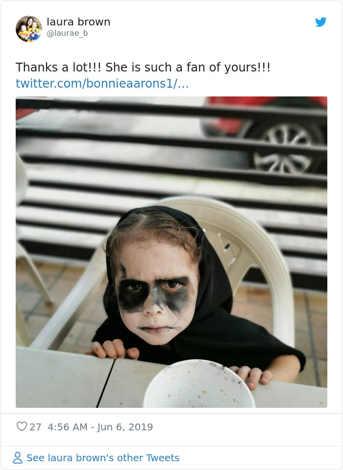 3-Year-Old Picks 'The Nun' Movie As Her Theme For The Party, Gets A Response From The Main Actress 3-Year-Old Picks 'The Nun' Movie As Her Theme For The Party, Gets A Response From The Main Actress