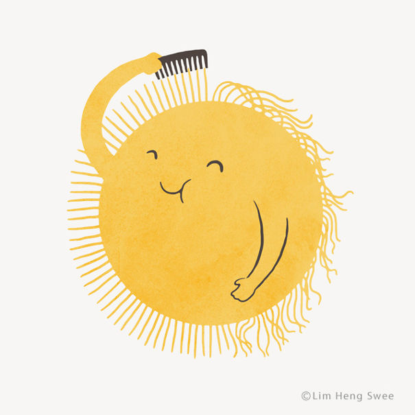 I Made 21 Warm Illustrations To Celebrate The Beginning Of Summer 2019!