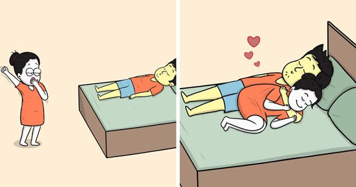 My Wife Is Very Different From Me, Yet We’re In Love, So I Illustrated Our Life In 30 Comics