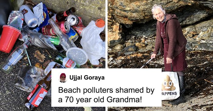 70-Year-Old Grandma Cleans 52 Beaches In One Year After Watching A Documentary About Plastic Pollution70-Year-Old Grandma Cleans 52 Beaches In One Year After Watching A Documentary About Plastic Pollution