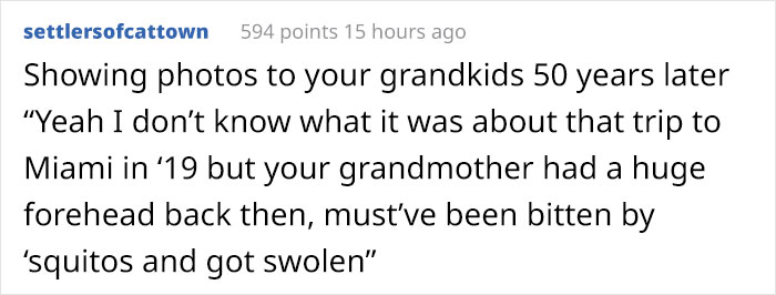 Guy Edits His Girl's Forehead To Look Bigger In Pics When She Makes Him Mad And It Goes Viral