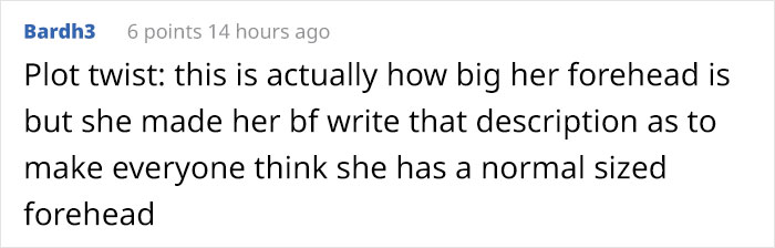 Guy Edits His Girl's Forehead To Look Bigger In Pics When She Makes Him Mad And It Goes Viral