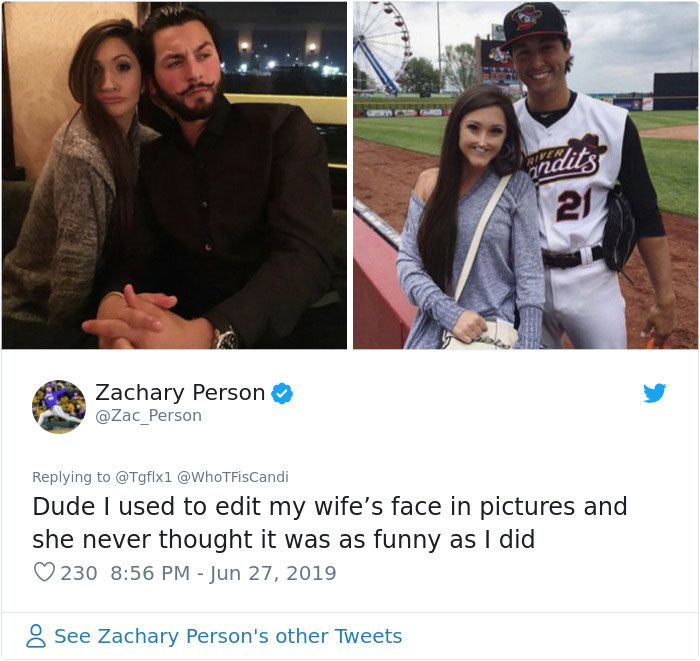 Guy Edits His Girl's Forehead To Look Bigger In Pics When She Makes Him Mad And It Goes Viral