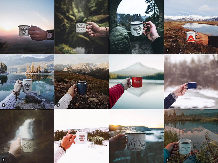 Disembodied Hand With Camp Mug