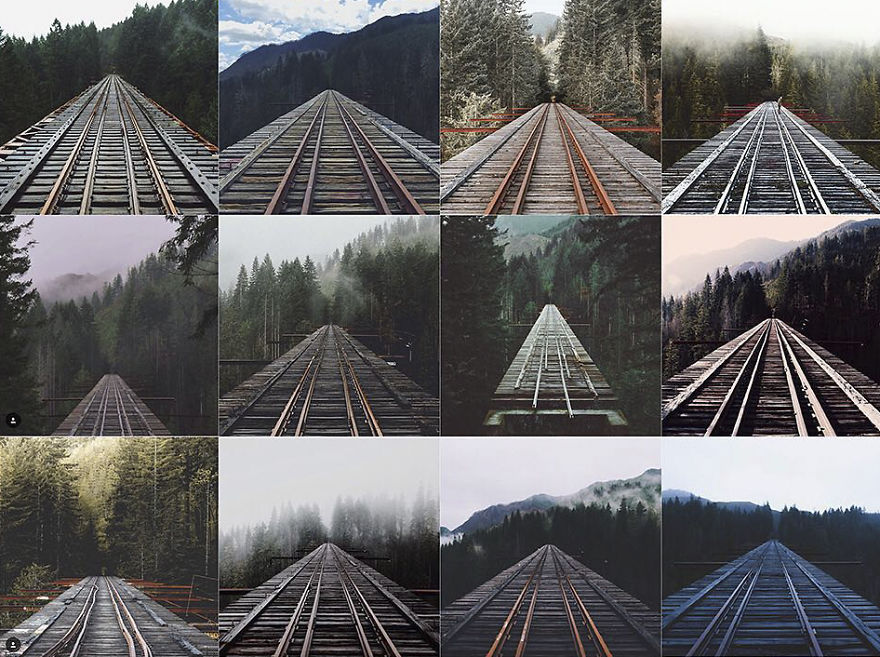 Empty Centered Vance Creek Bridge