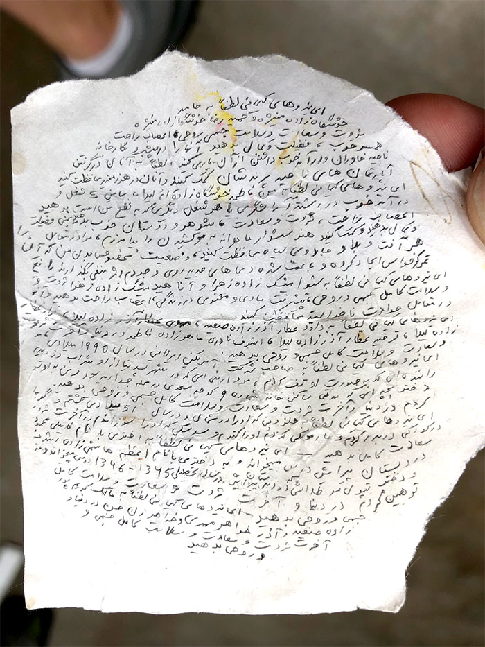 Found A Note On A Hike