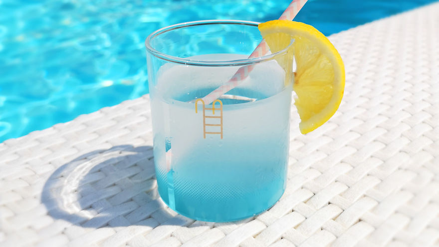 These Little Pool Glasses Bring Summer To Your Home All Year Round These Little Pool Glasses Bring Summer To Your Home All Year Round