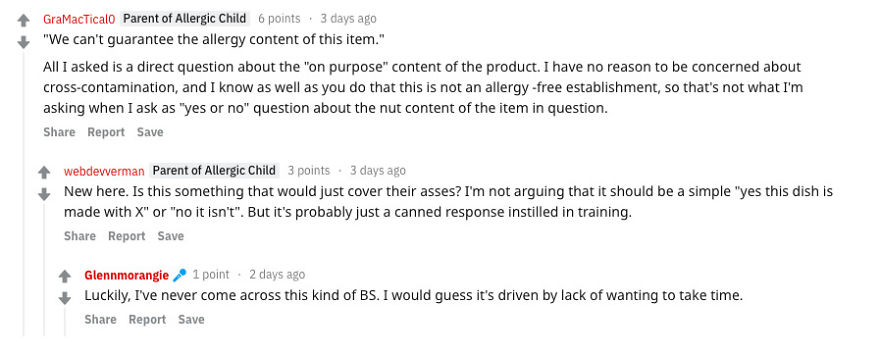 We Asked People With Food Allergies The Stupidest/Least Helpful Things They've Ever Been Told By Restaurant Staff (11 Responses) We Asked People With Food Allergies The Stupidest/Least Helpful Things They've Ever Been Told By Restaurant Staff (11 Responses)