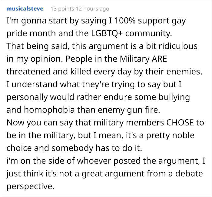 Someone Uses Military As An Argument To Insult LGBTQ, Gets Shut Down With 16 Responses Someone Uses Military As An Argument To Insult LGBTQ, Gets Shut Down With 16 Responses