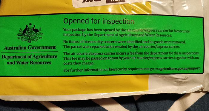 “We Decided To Open Your Package. We Found Nothing Bad. We’ll Send You A Bill For Our Services”