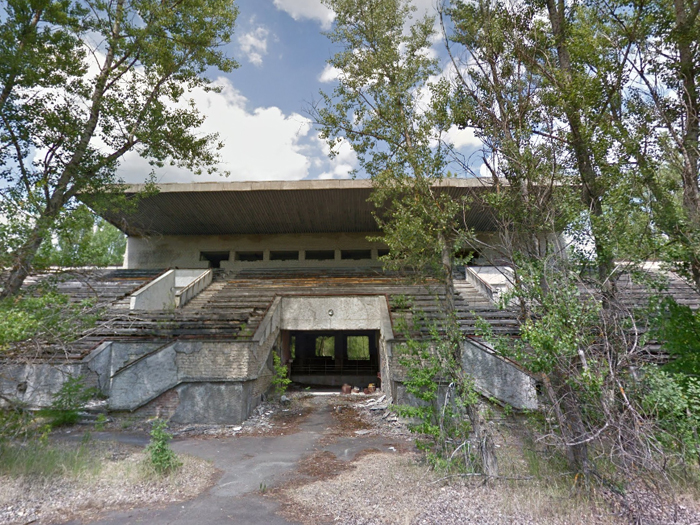 Central Stadium In Pripyat