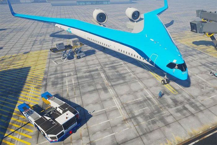This Flying-V Airliner Was Designed By A Student And It Will Use 20% Less Fuel This Flying-V Airliner Was Designed By A Student And It Will Use 20% Less Fuel