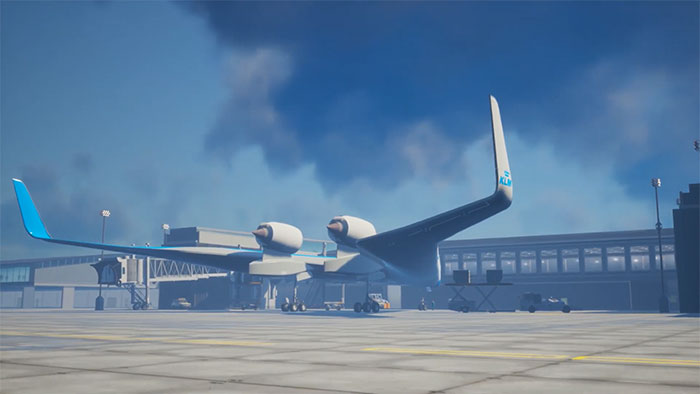 This Flying-V Airliner Was Designed By A Student And It Will Use 20% Less Fuel This Flying-V Airliner Was Designed By A Student And It Will Use 20% Less Fuel