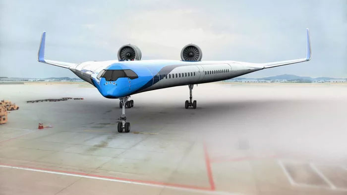 This Flying-V Airliner Was Designed By A Student And It Will Use 20% Less Fuel This Flying-V Airliner Was Designed By A Student And It Will Use 20% Less Fuel
