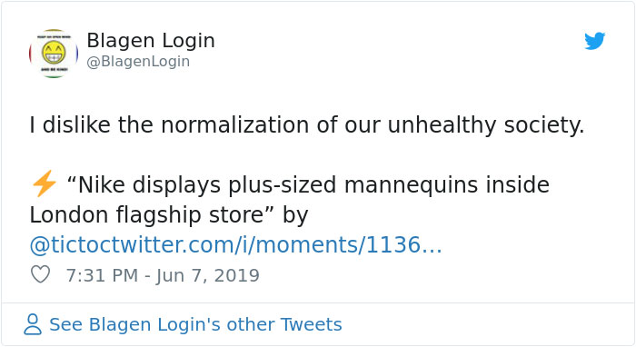 A Nike Store In London Received Backlash After Installing Plus Size Mannequins A Nike Store In London Received Backlash After Installing Plus Size Mannequins