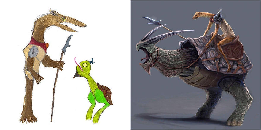 Artists From Around The World Have Drawn Hundreds Of Monsters Based On My Kids' Designs