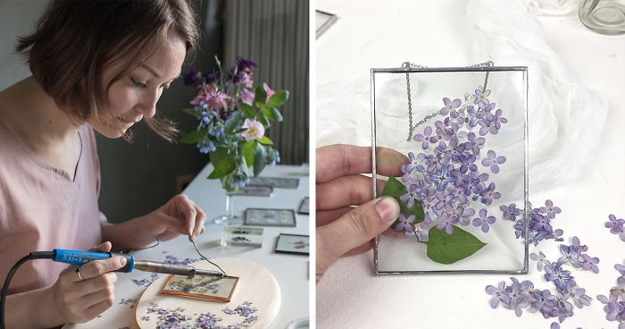 I Quit My Job To Follow My Passion Of Delicate Framed Herbariums