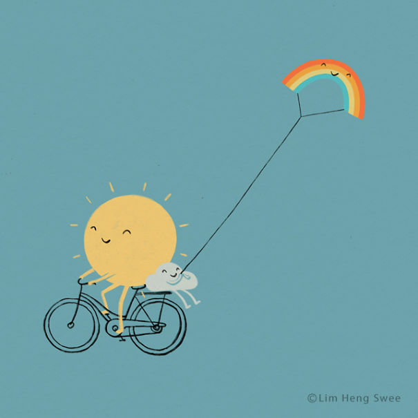 I Made 21 Warm Illustrations To Celebrate The Beginning Of Summer 2019!