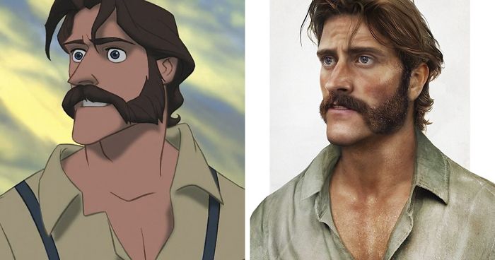 Artist Turns Disney Characters Into Realistic People (Dad Edition)