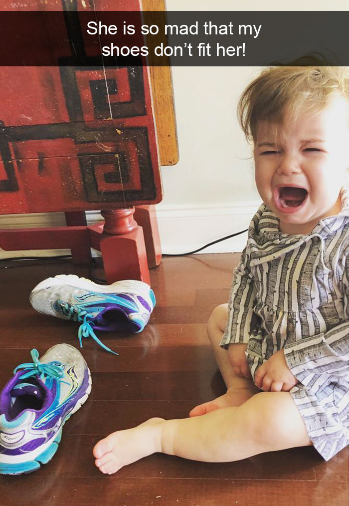 She Is So Mad That My Shoes Don’t Fit Her!
