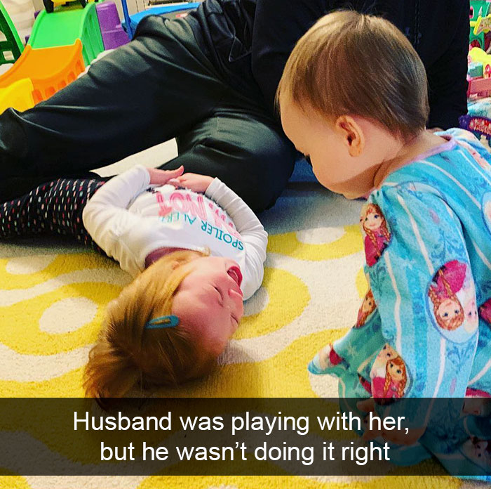 Husband Was Playing With Her, But He Wasn’t Doing It Right