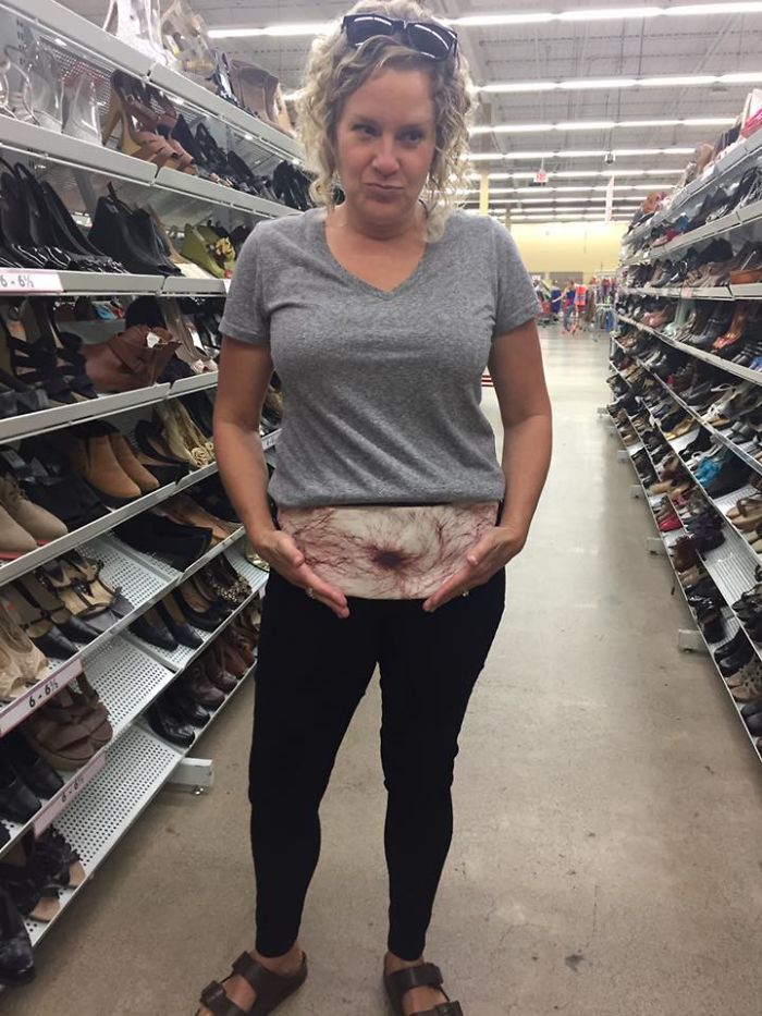 Hairy Belly Button Fanny Pack, Ok. My Kids Were Mortified. Can’t Wait To Wear It To Their School