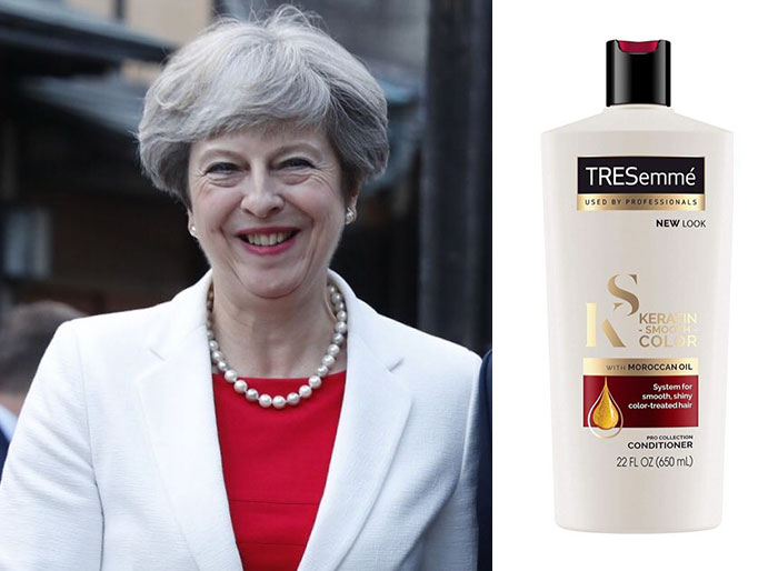 Theresa May Dresses A Lot Like Tresemmé Bottles And The 9 Comparisons Are Hilarious Theresa May Dresses A Lot Like Tresemmé Bottles And The 9 Comparisons Are Hilarious