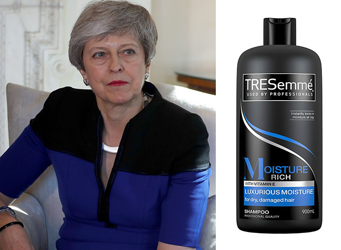 Theresa May Dresses A Lot Like Tresemmé Bottles And The 9 Comparisons Are Hilarious Theresa May Dresses A Lot Like Tresemmé Bottles And The 9 Comparisons Are Hilarious