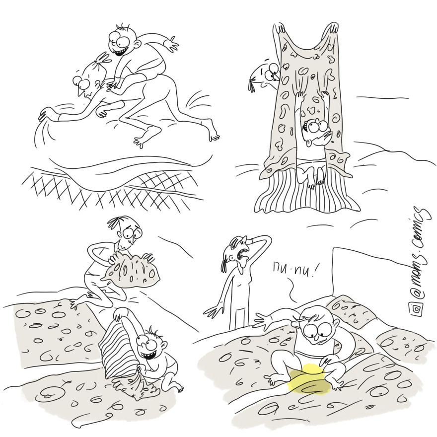 Making A Bed With A Kid Isn’t A Pleasure