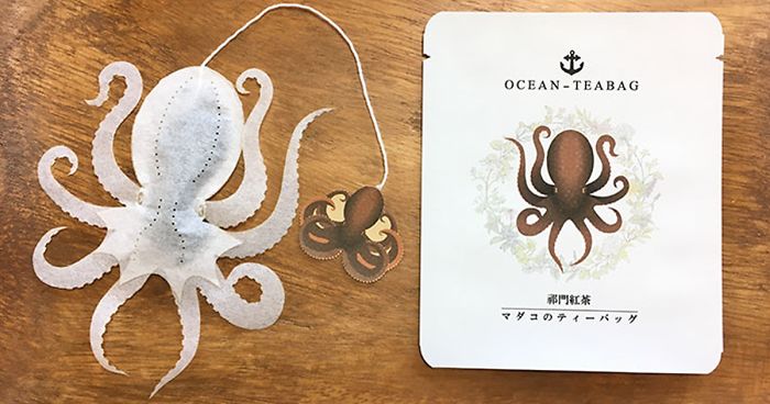 Japanese Company Creates Sea Creature Teabags That “Come Alive” Inside Your Cup